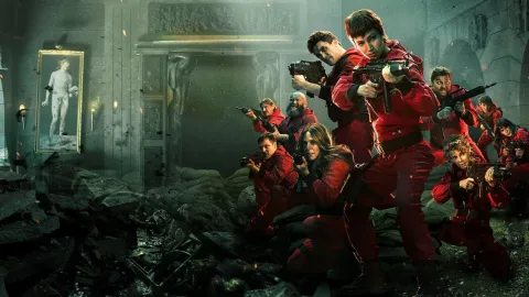 Кадр из сериала Бумажный дом