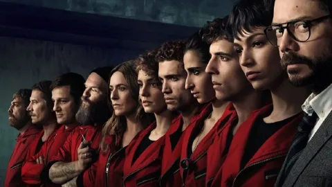 Кадр из сериала Бумажный дом